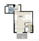 Apartament 1 camera, 41 mp, bucatarie inchisa, zona Dorobant