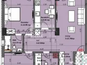 Apartament 3 camere situat in Tomis Plus- Madrid 48 