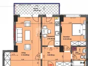 Tomis Plus- Madrid 48, apartament 2 camere 