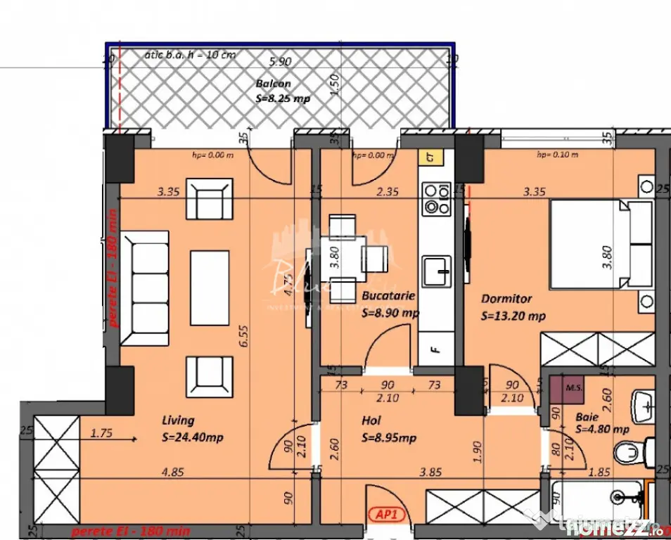 Tomis Plus- Madrid 48, apartament 2 camere - Constanta (Constanta)