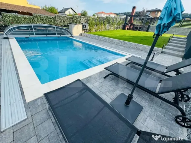 Vila premium cu piscina si spa, 350mp, 760mp teren, Chinteni