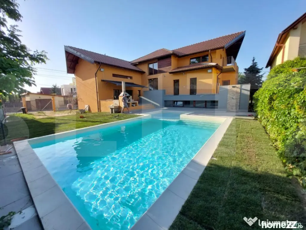Vilă modernă 440 mp cu piscină și 9 camere – Dumbrăvi - Dumbravita (Timis)