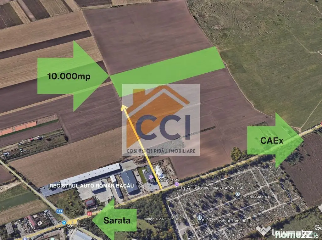 Teren 10,000mp Bacau / Strada Alexandru Safran - Bacau (Bacau)