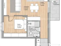 Apartament 2 camere, 50.51 mp, finisat nou, garaj, zona Ceta