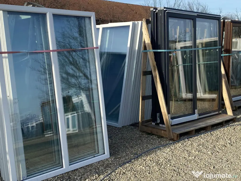 Geam termopan 3 canate noi albe