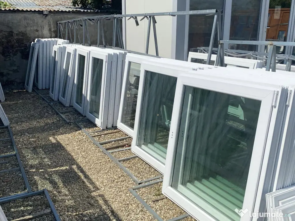 Geam termopan 3 canate noi albe