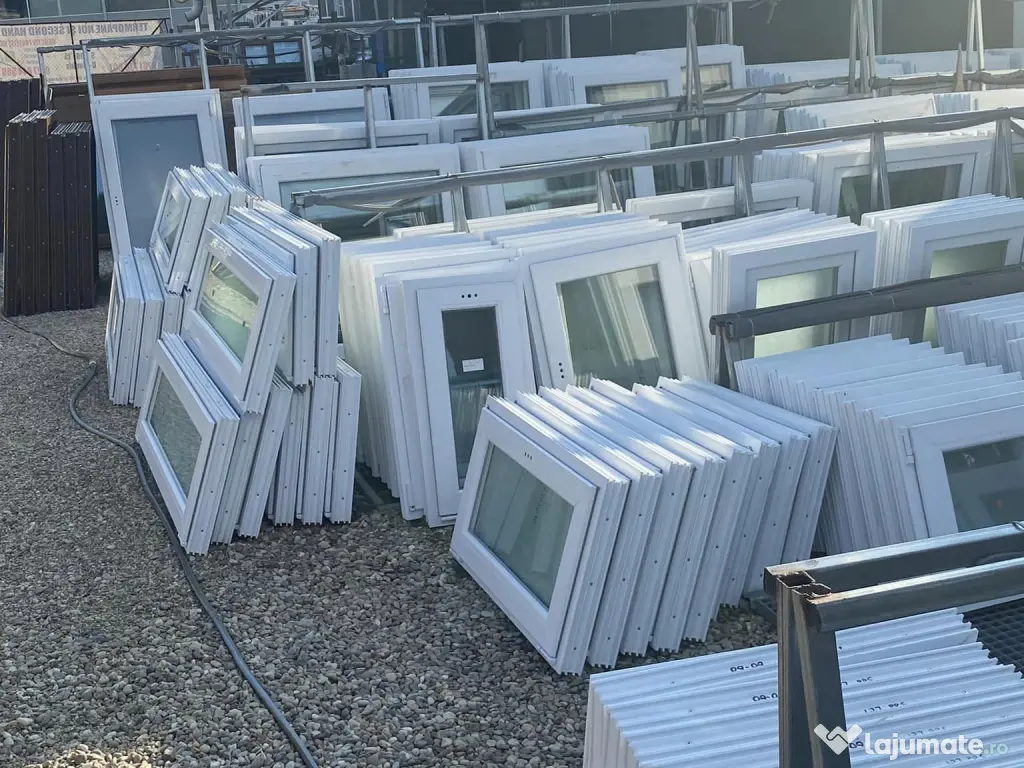 Geam termopan 3 canate noi albe