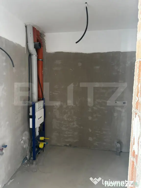 Apartament 1 Camera, 40 mp, Semifinisat, Zona Iulius Mall - Cluj-Napoca (Cluj)