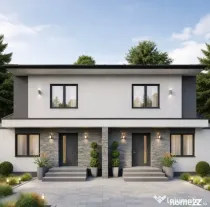 Duplex de vanzare, 124 mp, la rosu