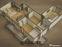 Apartament nou cu 3 camere decomandate zona Calea Surii Mici