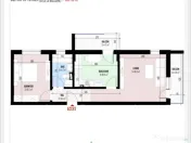 Apartament cu 2 camere, decomandat, 2 balcoane, finisaje la alegere 