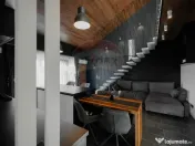 Penthouse tip Loft, 3 camere, pe două niveluri, cu teras... 