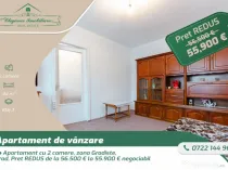 Apartament cu 2 camere, zona Gradiste, Arad