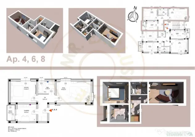 Apartament 2 camere, str Primăverii!