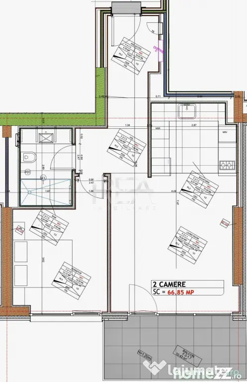 2 camere premium în One Lake Club