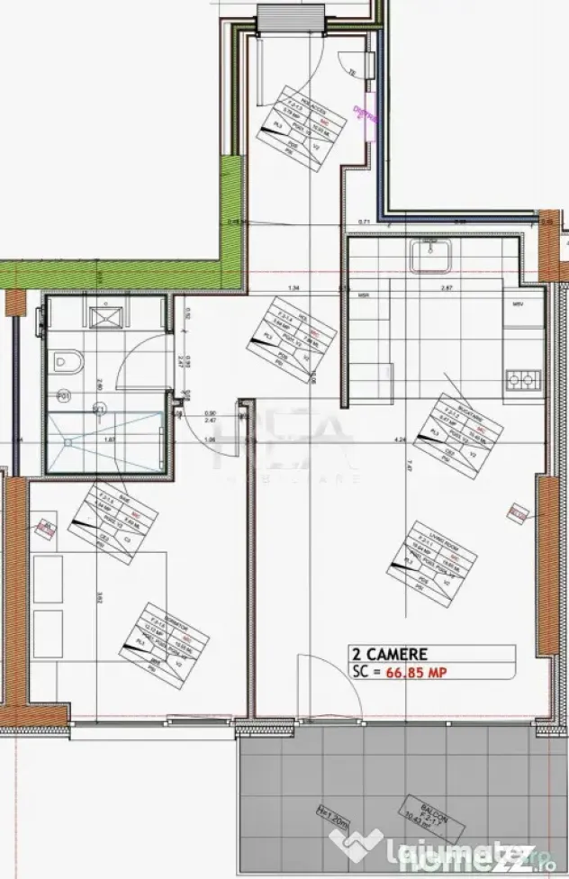 2 camere premium în One Lake Club