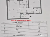 Apartament 2 camere CORNELIU GAVRILOV /52mp