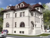 Vila cu arhitectura deosebila de vanzare- Primaverii- televi 