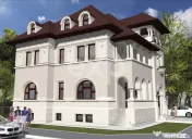 Vila cu arhitectura deosebila de vanzare- Primaverii- televi 