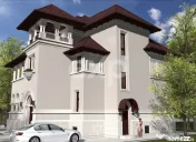Vila cu arhitectura deosebila de vanzare- Primaverii- televi 