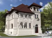 Vila cu arhitectura deosebila de vanzare- Primaverii- televi 