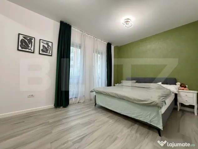 Apartament de 2 camere, 54 mp, complet mobilat, în ansamblu