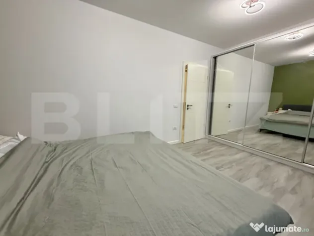 Apartament de 2 camere, 54 mp, complet mobilat, în ansamblu