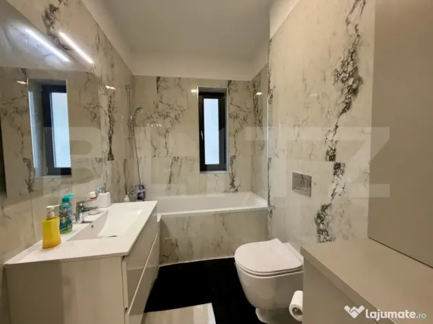 Apartament de 2 camere, 54 mp, complet mobilat, în ansamblu