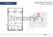 2 CAMERE, SPATIOS, 65.4 mp, FINISAT MODERN, LANGA METROU ... 
