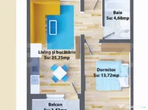 Apartamente de 2 camere, 43,65 mp, modern, zona Ipotesti
