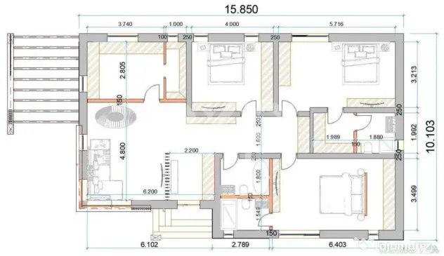 TVA inclus | Case PARTER 4 camere Trivale | Teren 465 mp | U
