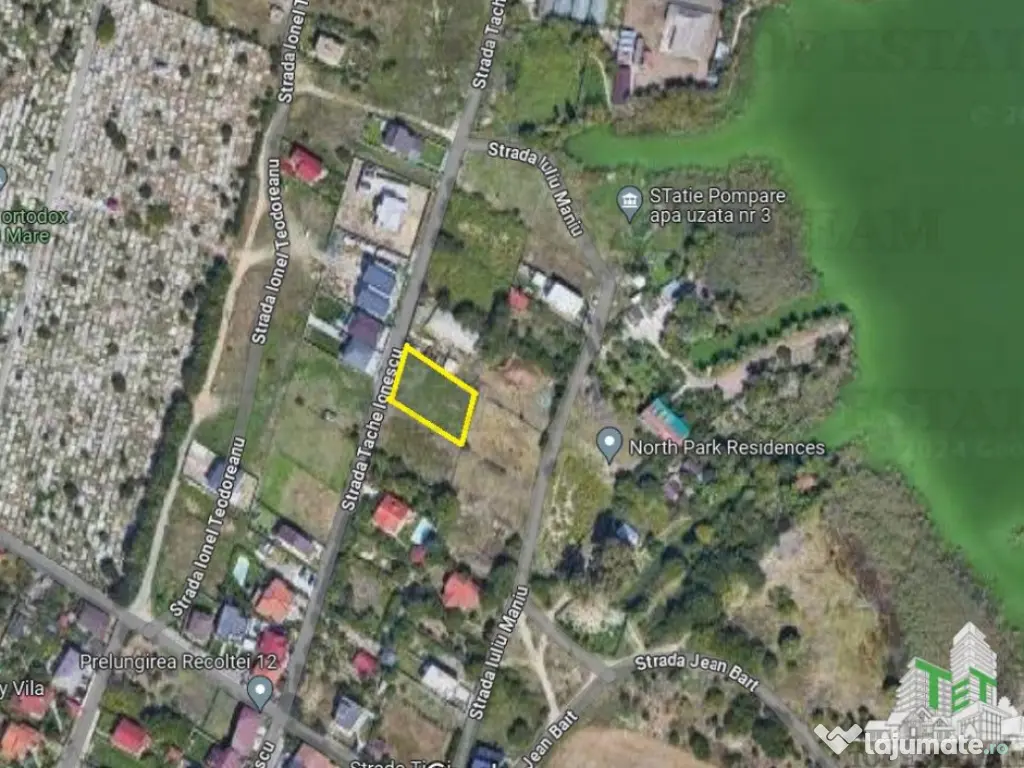 Teren constructii 981 mp Palazu Mare in zona Elvila-Lac