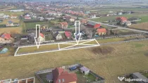 Două Loturi Alăturate de 500 mp Disponibile în Bod, St...