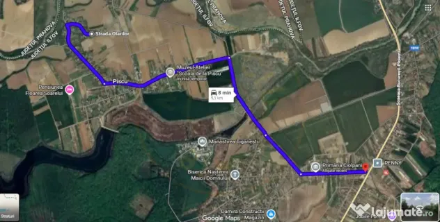 Teren pentru construcție casă cu utilități in Ciolpani-P