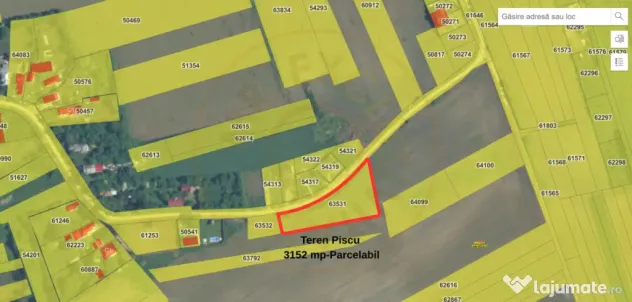 Teren pentru construcție casă cu utilități in Ciolpani-P