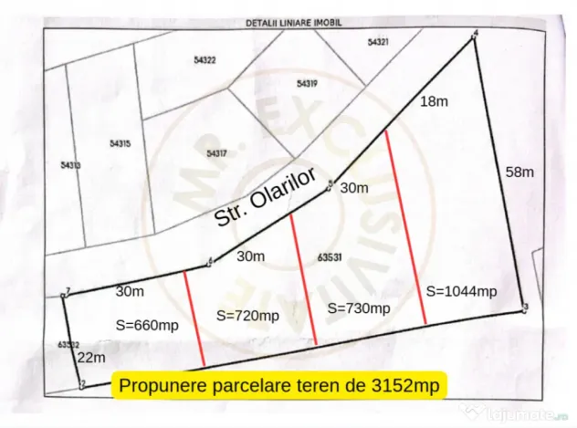 Teren pentru construcție casă cu utilități in Ciolpani-P