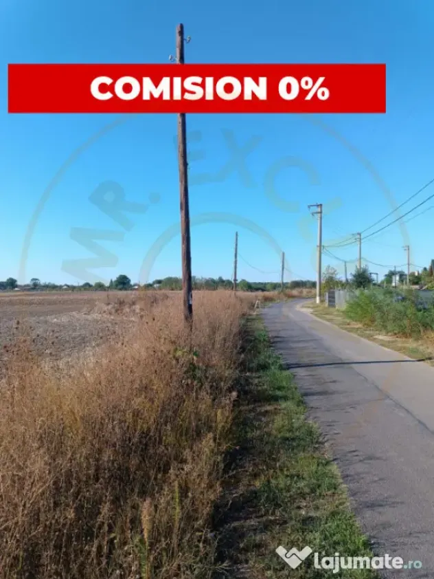 Teren pentru construcție casă cu utilități in Ciolpani-P