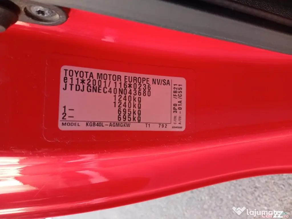 Toyota Aygo 2015, manuala, 170.000 km