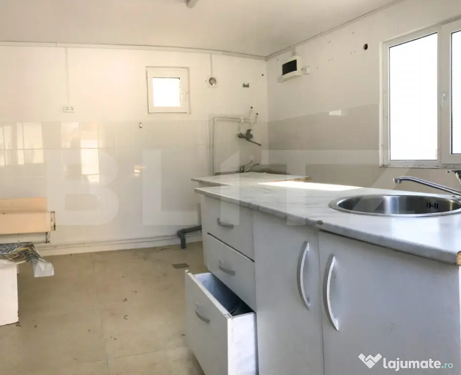 1000 MP Teren cu Casa Modulara si Spațiu Comercial |Sos. Pr