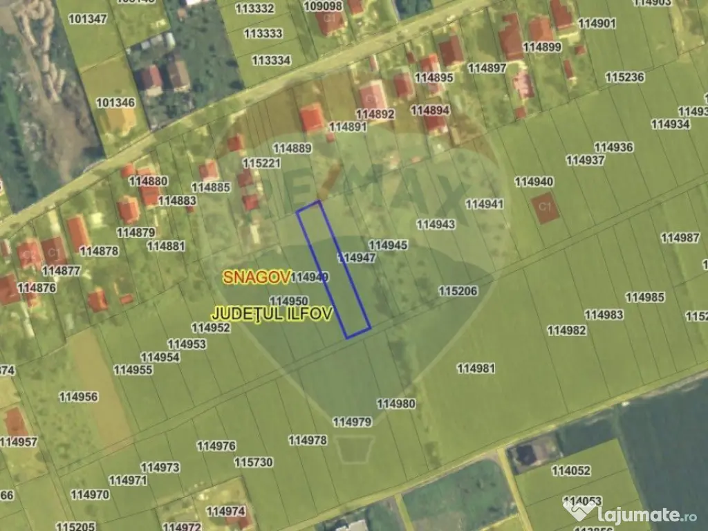 Teren 992mp Snagov / Ghermanesti / Strada Vaslui