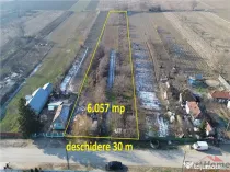 Teren 6.057 mp in Radulesti cu deschidere 30 metri la asfalt