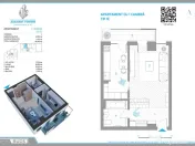 Adamant Towers | 1 camera | decomandat | 46.4 mp | Nicolina, Iaşi 