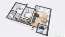 Apartament 3 camere, 71 mp, decomandat - Zona 22 Decembrie 1