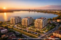 Teren 3771 mp,zona Lacul Morii, Vedere catre lac