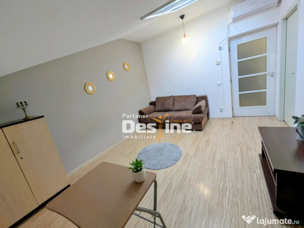 Comision 0% Chirie Apartament 1 camera 39 mp mobilat utilat