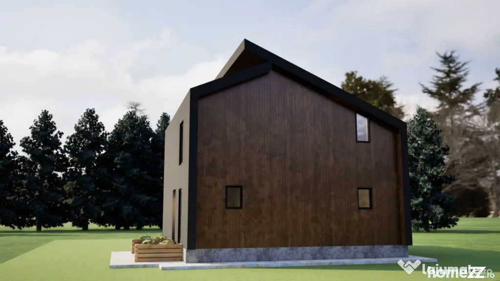Casă nouă P+E, 115 mp, teren 900 mp, langa de Vatra Dornei