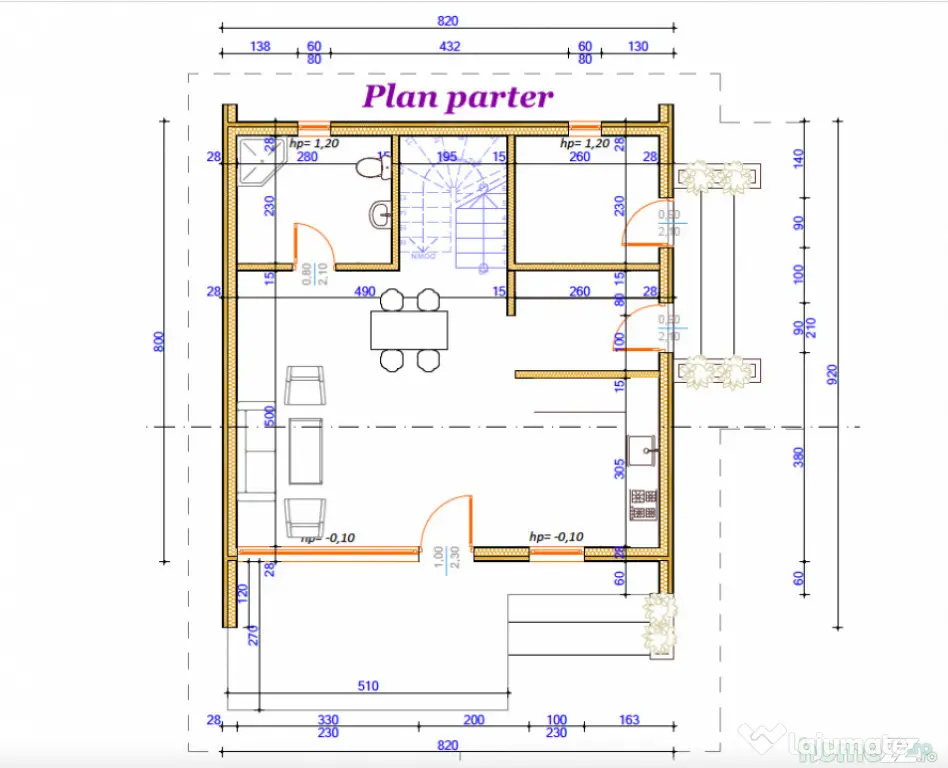 Casă nouă P+E, 115 mp, teren 900 mp, langa de Vatra Dornei