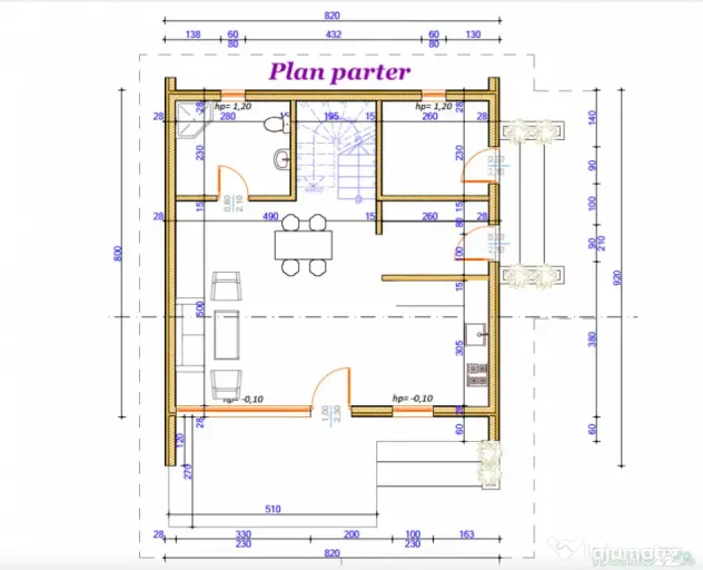Casă nouă P+E, 115 mp, teren 900 mp, langa de Vatra Dornei