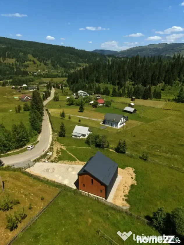 Casă nouă P+E, 115 mp, teren 900 mp, langa de Vatra Dornei