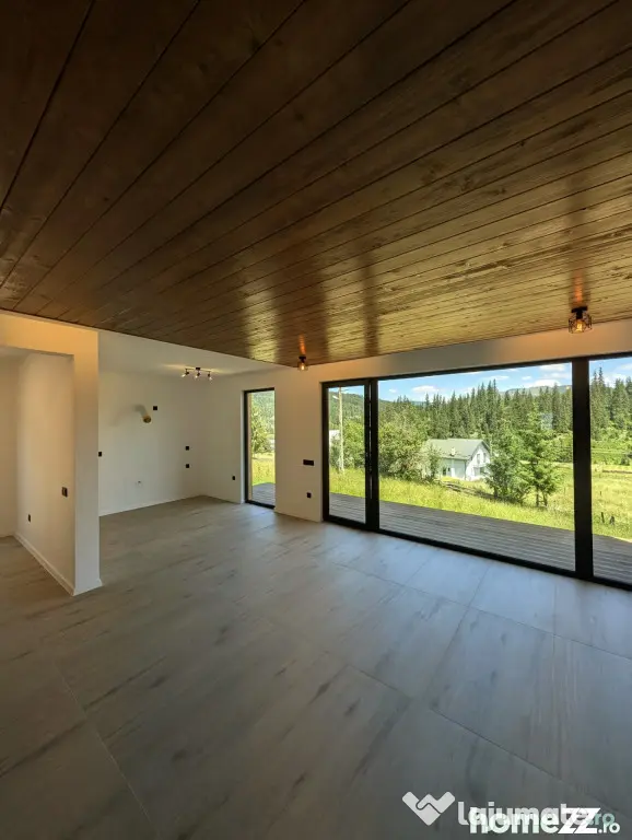 Casă nouă P+E, 115 mp, teren 900 mp, langa de Vatra Dornei